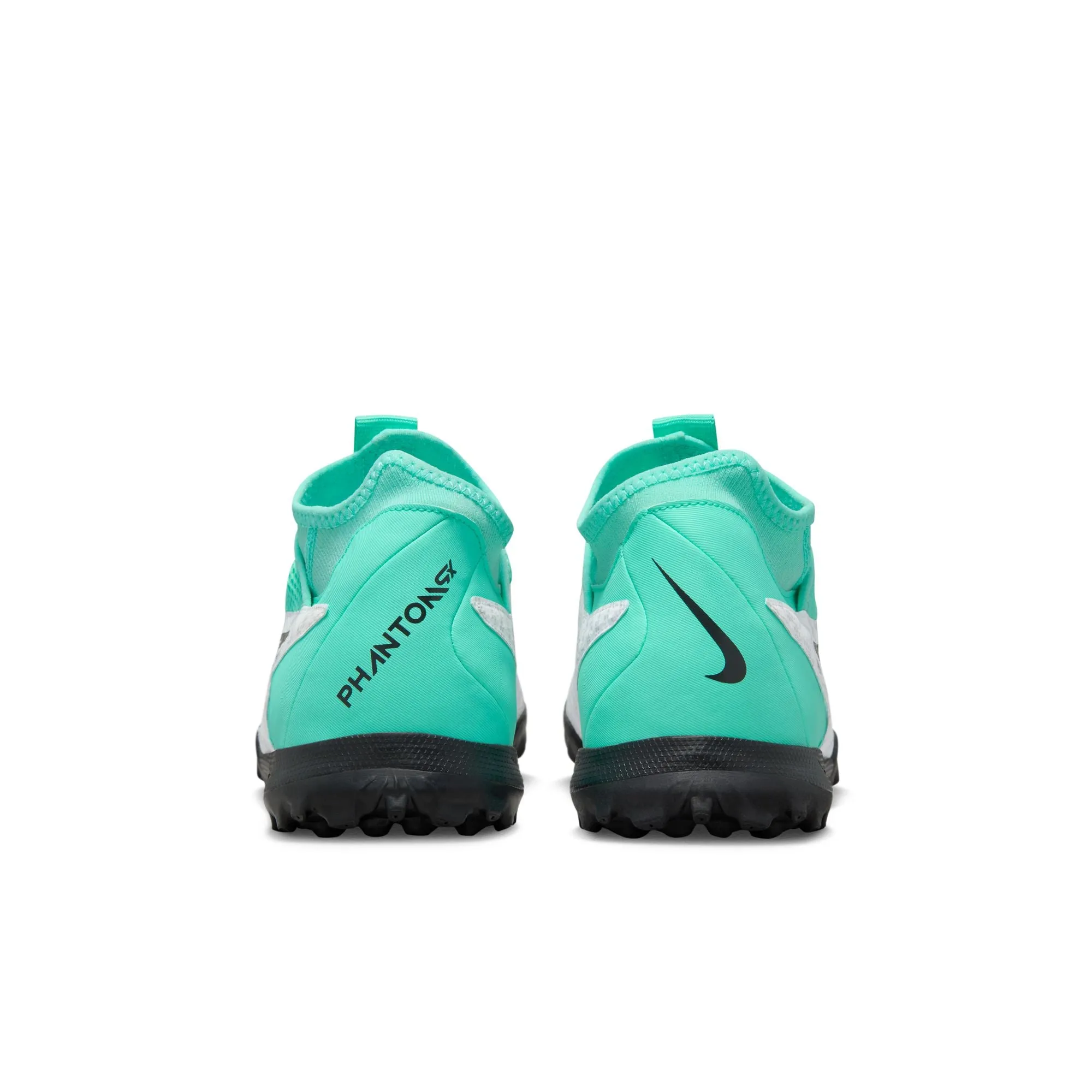 Nike Phantom GX Academy DF TF Turf Soccer Shoes - Hyper Turquoise/Fuchsia Dream/Black/White