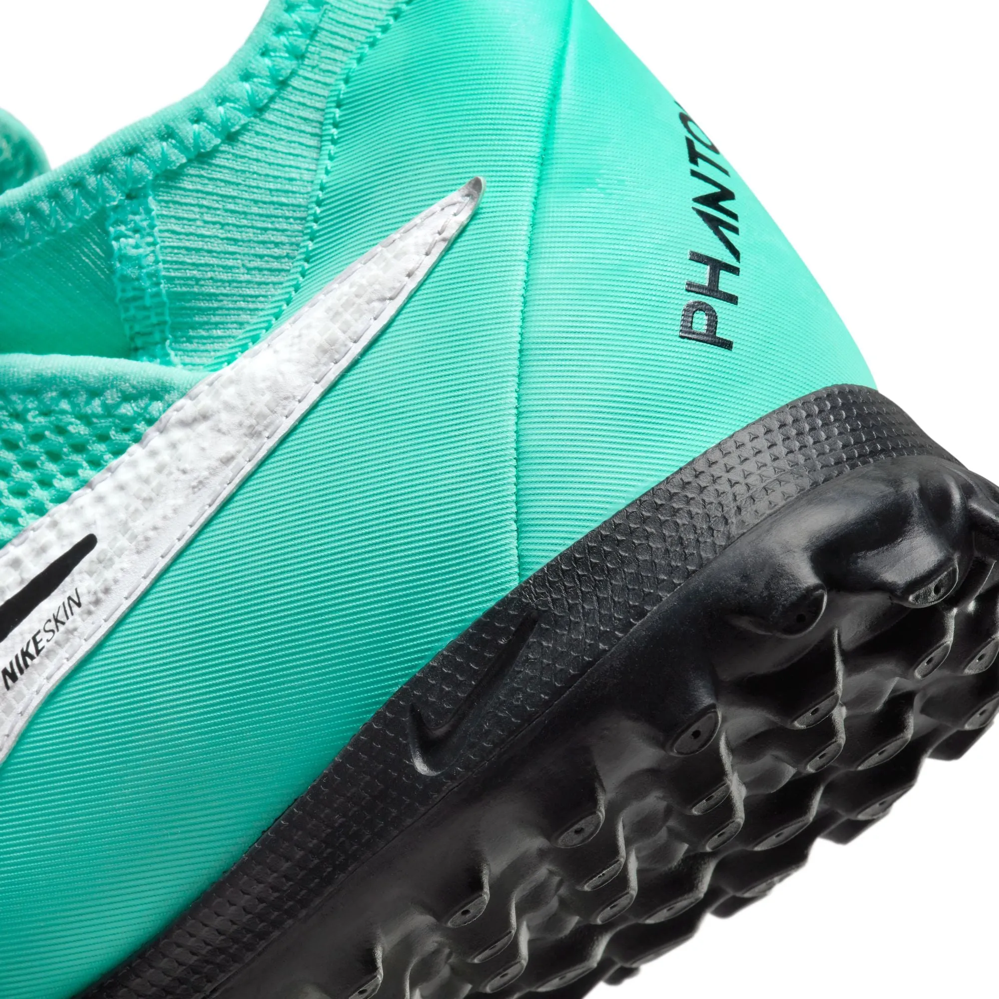 Nike Phantom GX Academy DF TF Turf Soccer Shoes - Hyper Turquoise/Fuchsia Dream/Black/White