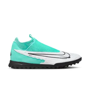 Nike Phantom GX Academy DF TF Turf Soccer Shoes - Hyper Turquoise/Fuchsia Dream/Black/White