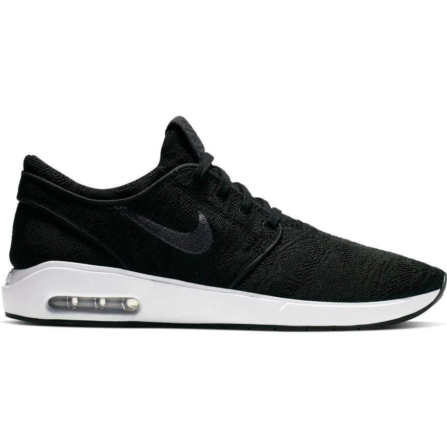 Nike SB Air Max Stefan Janoski II Skateboard Shoe -  Black/Anthracite - White