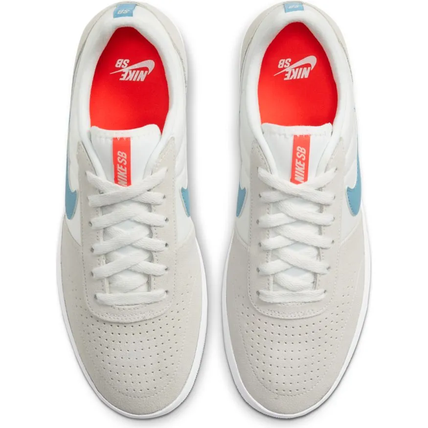 Nike SB Team Classic Skate Shoe - Summit White/Cerulean-White