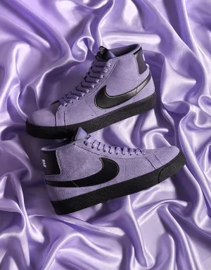 Nike SB Zoom Blazer Mid Skate Shoes - Dusty Amethyst/Black-Dusty Amethyst