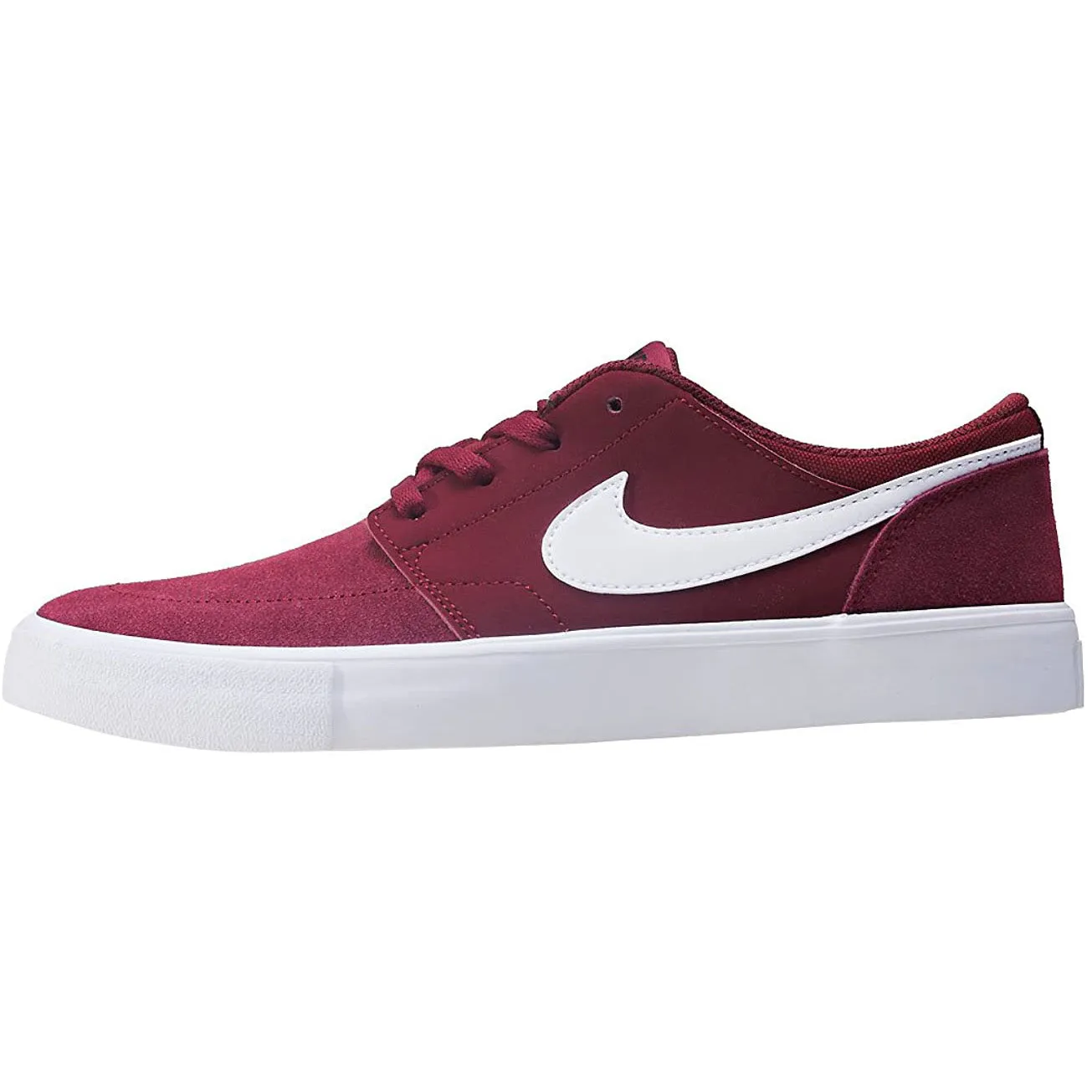 Nike Shoes SB Portmore II GS Youth - Dark Team Red/White-Black