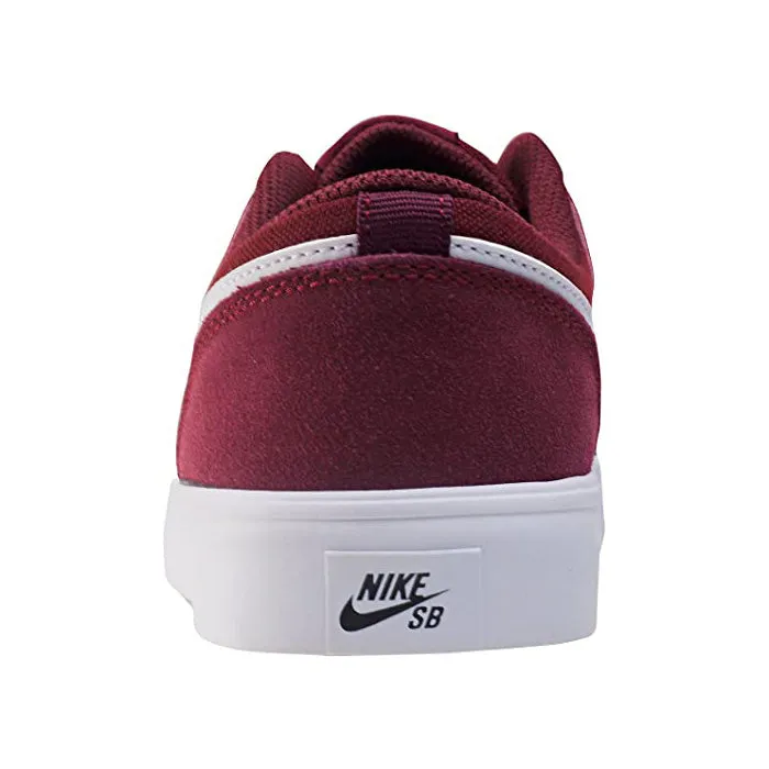 Nike Shoes SB Portmore II GS Youth - Dark Team Red/White-Black