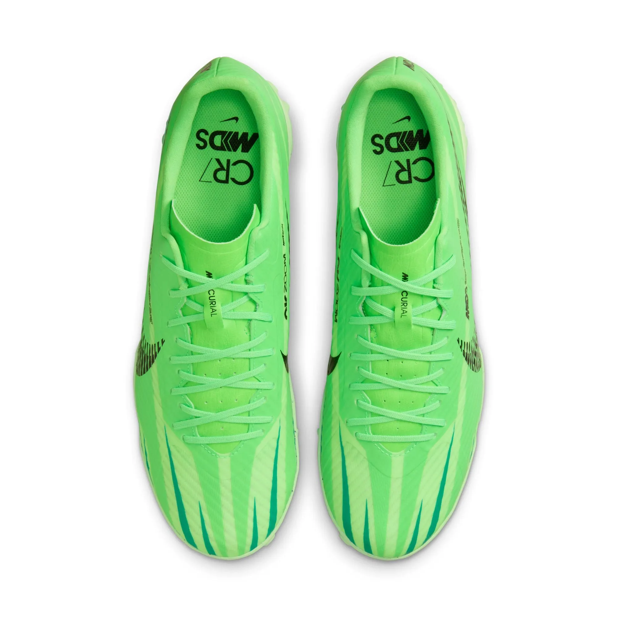 Nike Zoom Mercurial Vapor 15 Academy MDS TF Turf Soccer - Green Strike/ Black Stadium Green