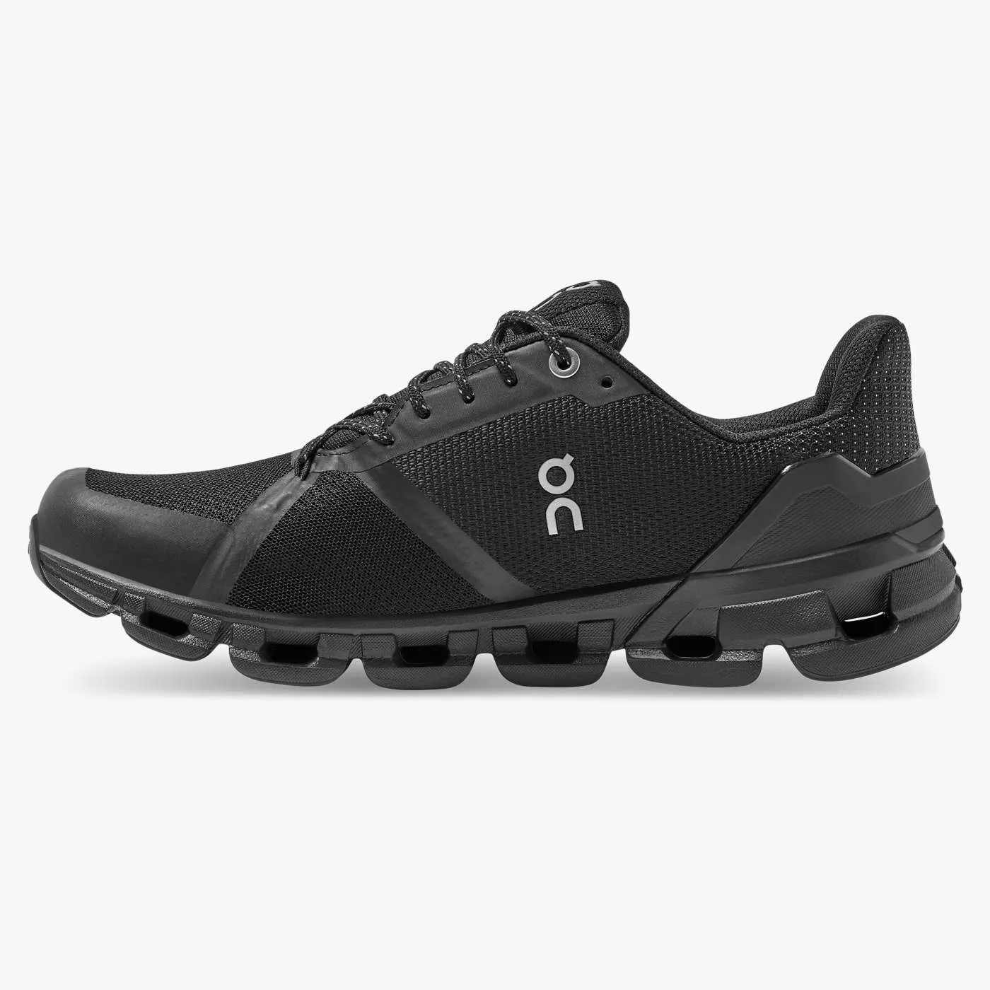 On Running Women's Cloudflyer Waterproof Shoes - Black / Lunar