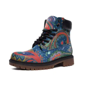 Paisley Milky Way Casual Leather Lightweight boots TB