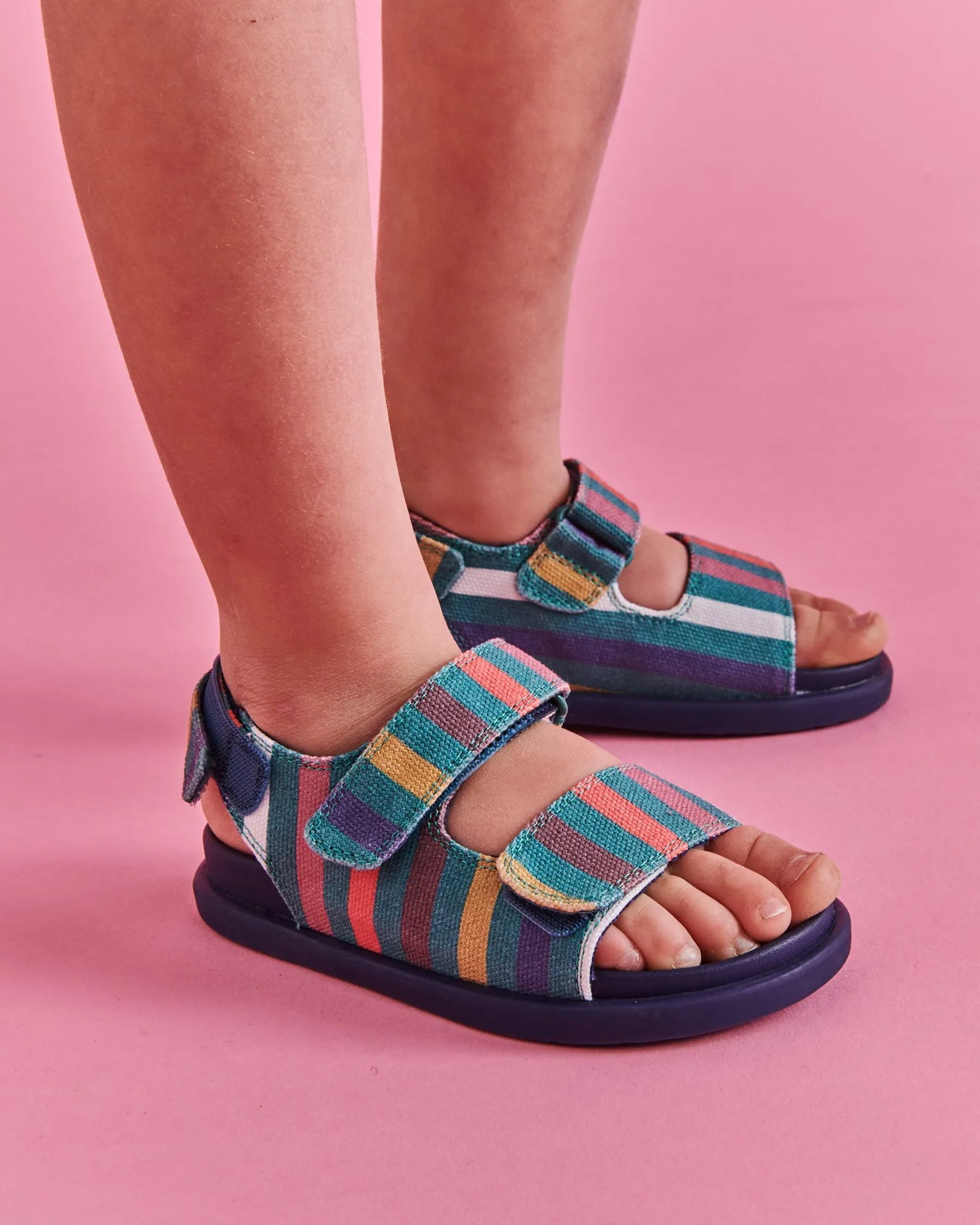 Piccolini x Kip&Co Big Stripe Sandal