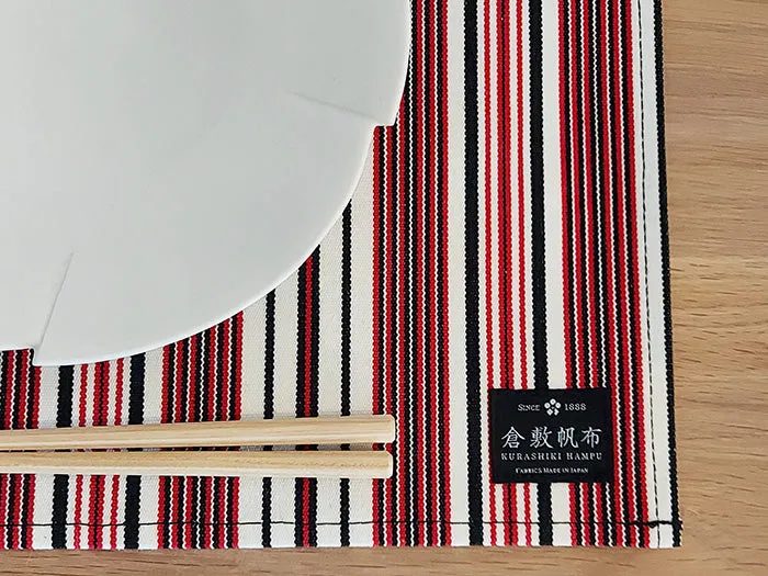 Placemat by Kurashiki Hampu Stripes