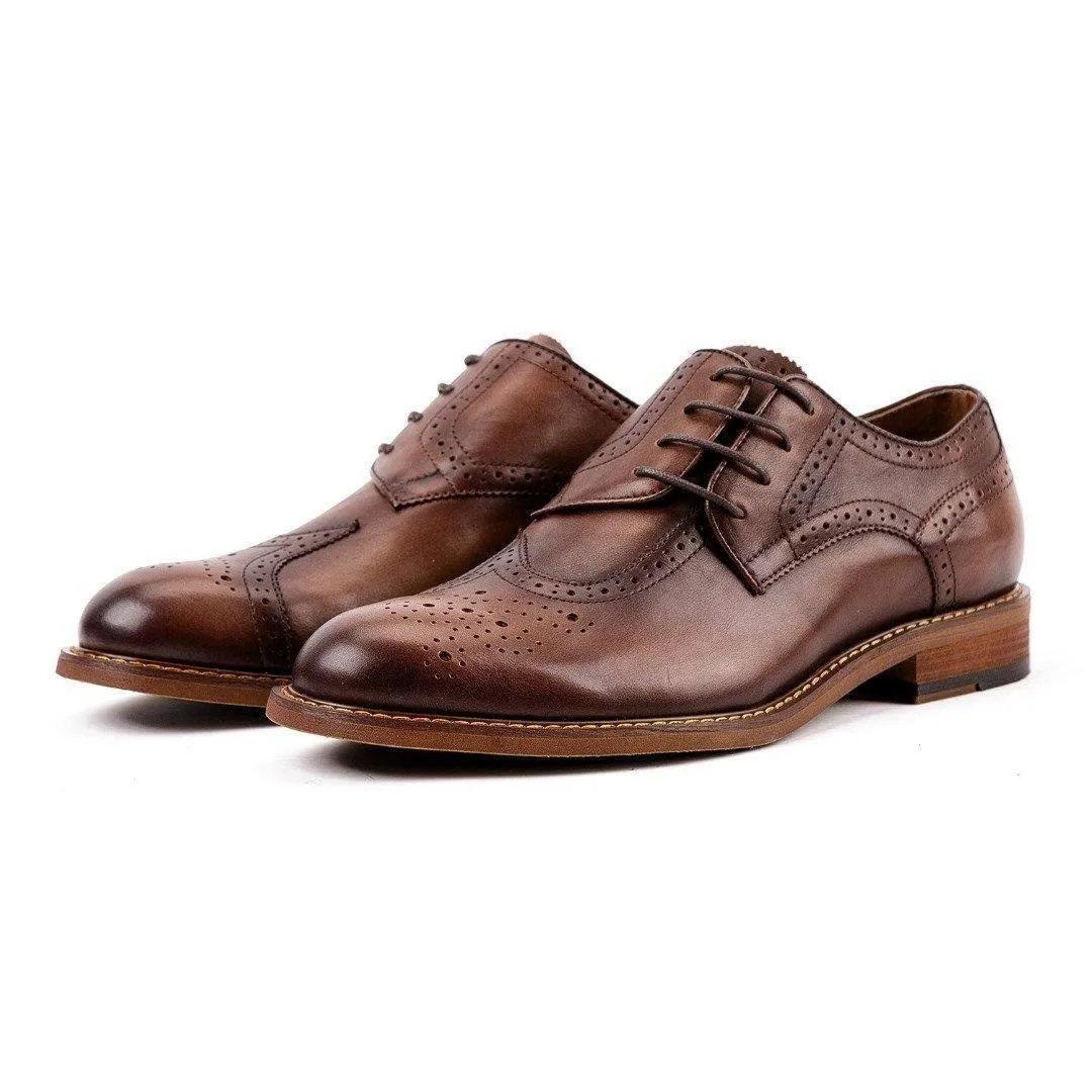 Premium Genuine Leather Sidewing Shoes for Men | Handcrafted Footwear by Mandujour