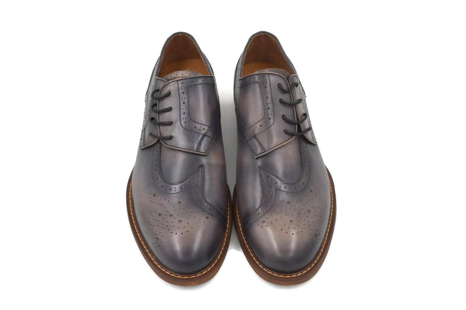 Premium Genuine Leather Sidewing Shoes for Men | Handcrafted Footwear by Mandujour