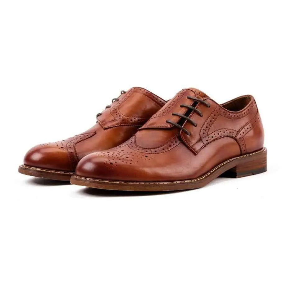 Premium Genuine Leather Sidewing Shoes for Men | Handcrafted Footwear by Mandujour