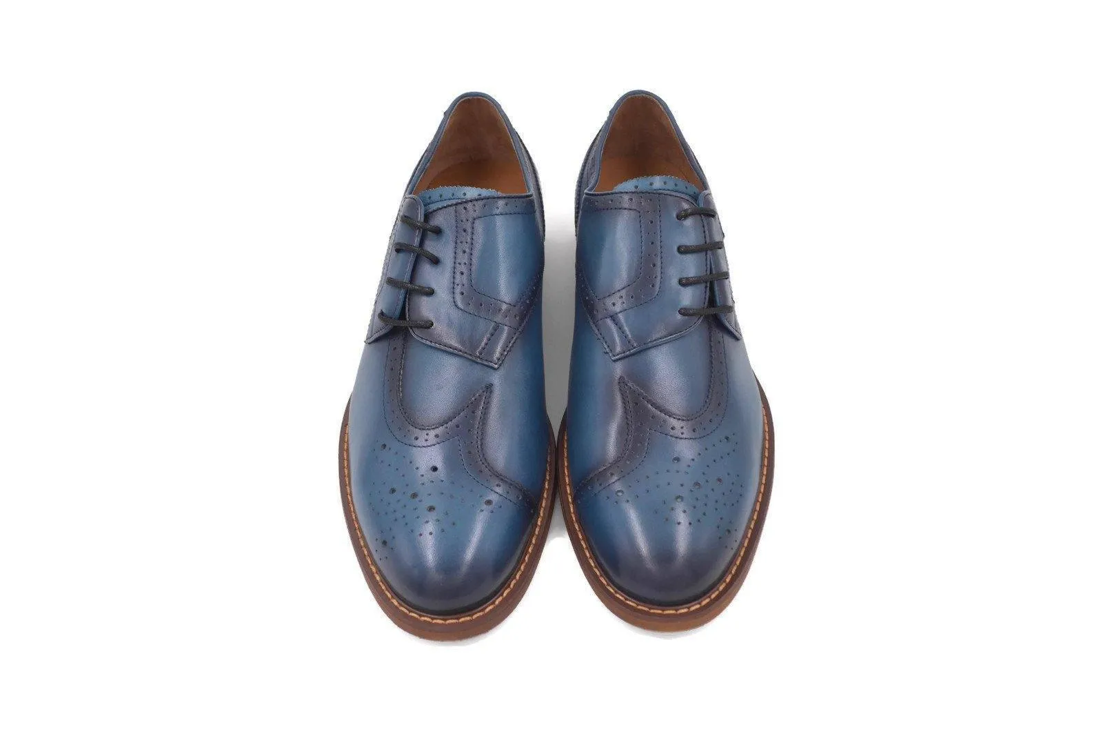 Premium Genuine Leather Sidewing Shoes for Men | Handcrafted Footwear by Mandujour