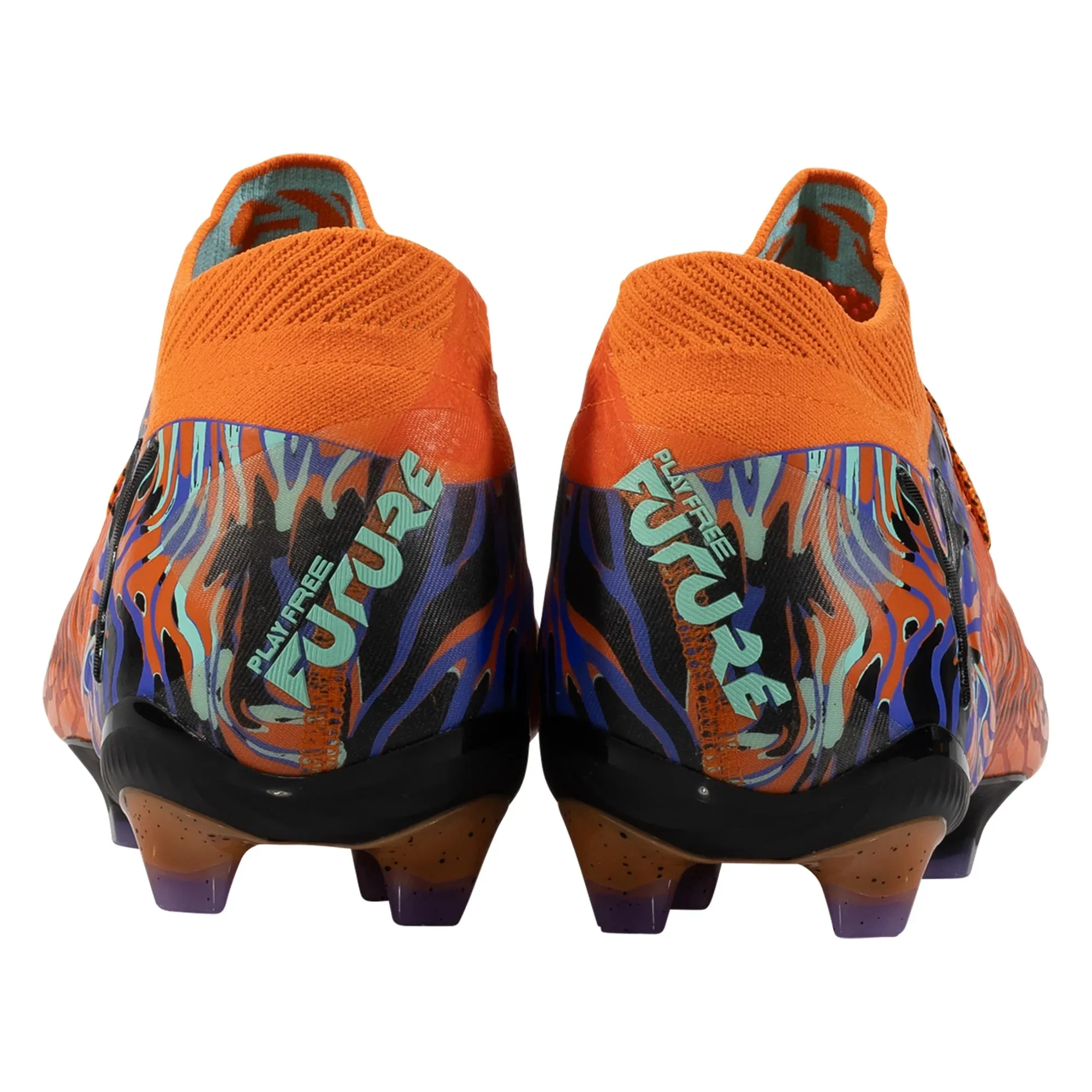 Puma Future 8 Ultimate NJR Creativity FG Firm Ground Soccer Cleat- Orange Poppy/Black/Poison Pink