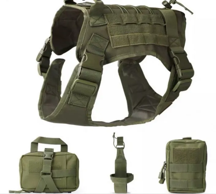 RECON GS2 K9 Tactical Harness 5 Piece Set