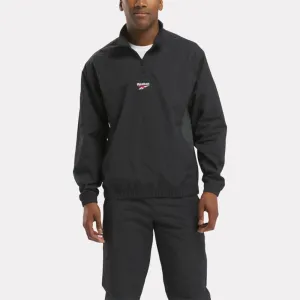 Reebok Apparel Men Reebok Identity Cross Check Woven Top BLACK