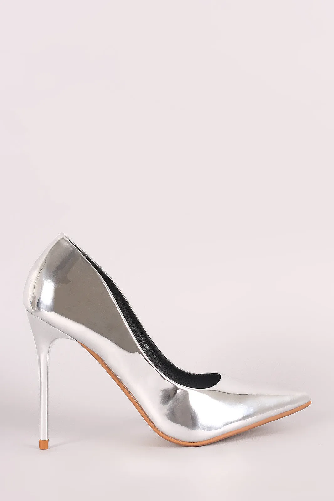 Shiny Patent Pointy Toe Stiletto Pump