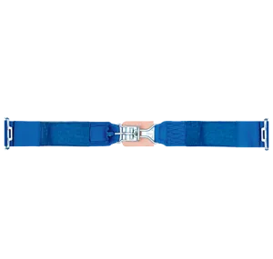 Simpson 5-Point Standard Latch & Link Lap Belt - Pull Down Adjust - 55" Wrap Around - Blue