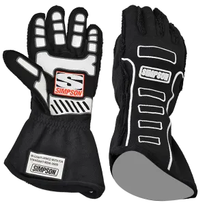 Simpson Competitor Glove - External Seam - Black