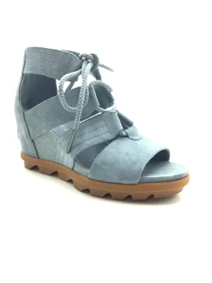 Sorel Sandal Light Blue Suede Leather Lace Up Size: 6.5