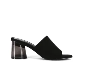 The Heloise Black Strap Heel