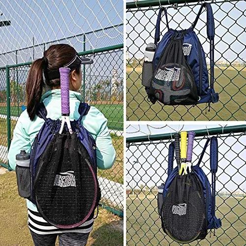 Tigerbro Soccer Backpack for Youth Kids Girls Boys Women Men Sports Bag for Basketball Football with Ball Holder Shoe Compartment Waterproof