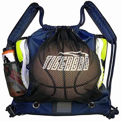 Tigerbro Soccer Backpack for Youth Kids Girls Boys Women Men Sports Bag for Basketball Football with Ball Holder Shoe Compartment Waterproof