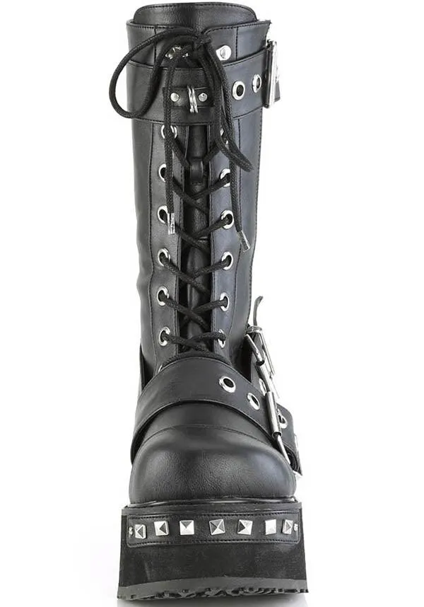 TRASHVILLE-250 [Black] | PLATFORM BOOTS [PREORDER]