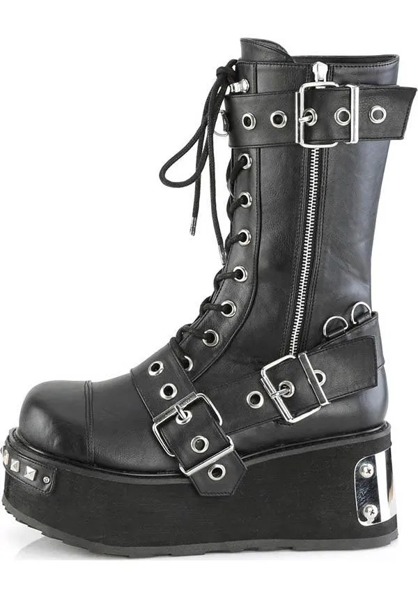 TRASHVILLE-250 [Black] | PLATFORM BOOTS [PREORDER]