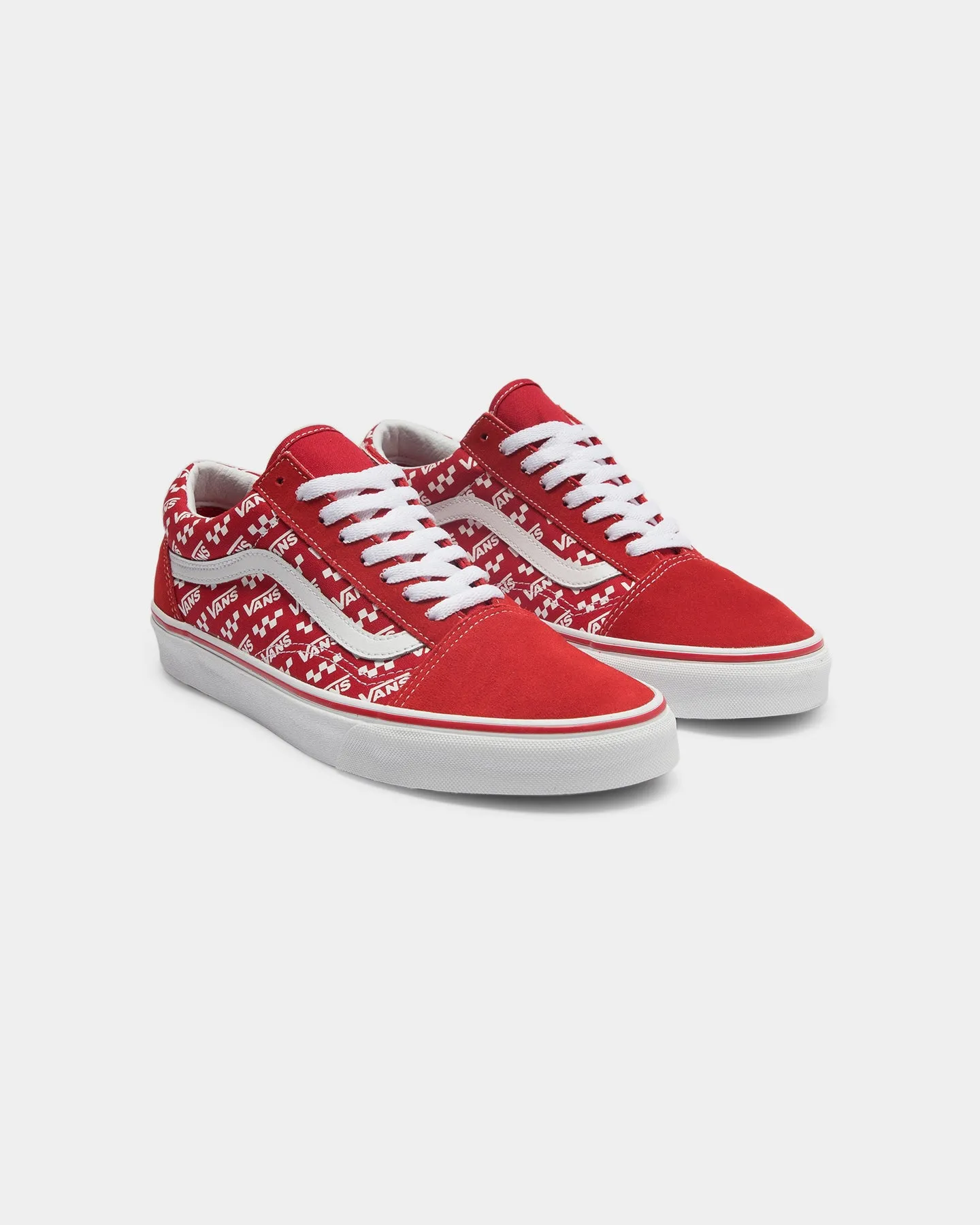 Vans Old Skool Logo Repeat Red/White