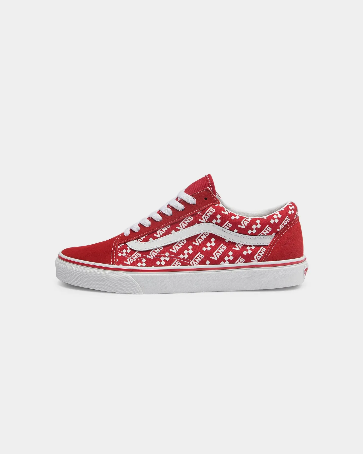 Vans Old Skool Logo Repeat Red/White