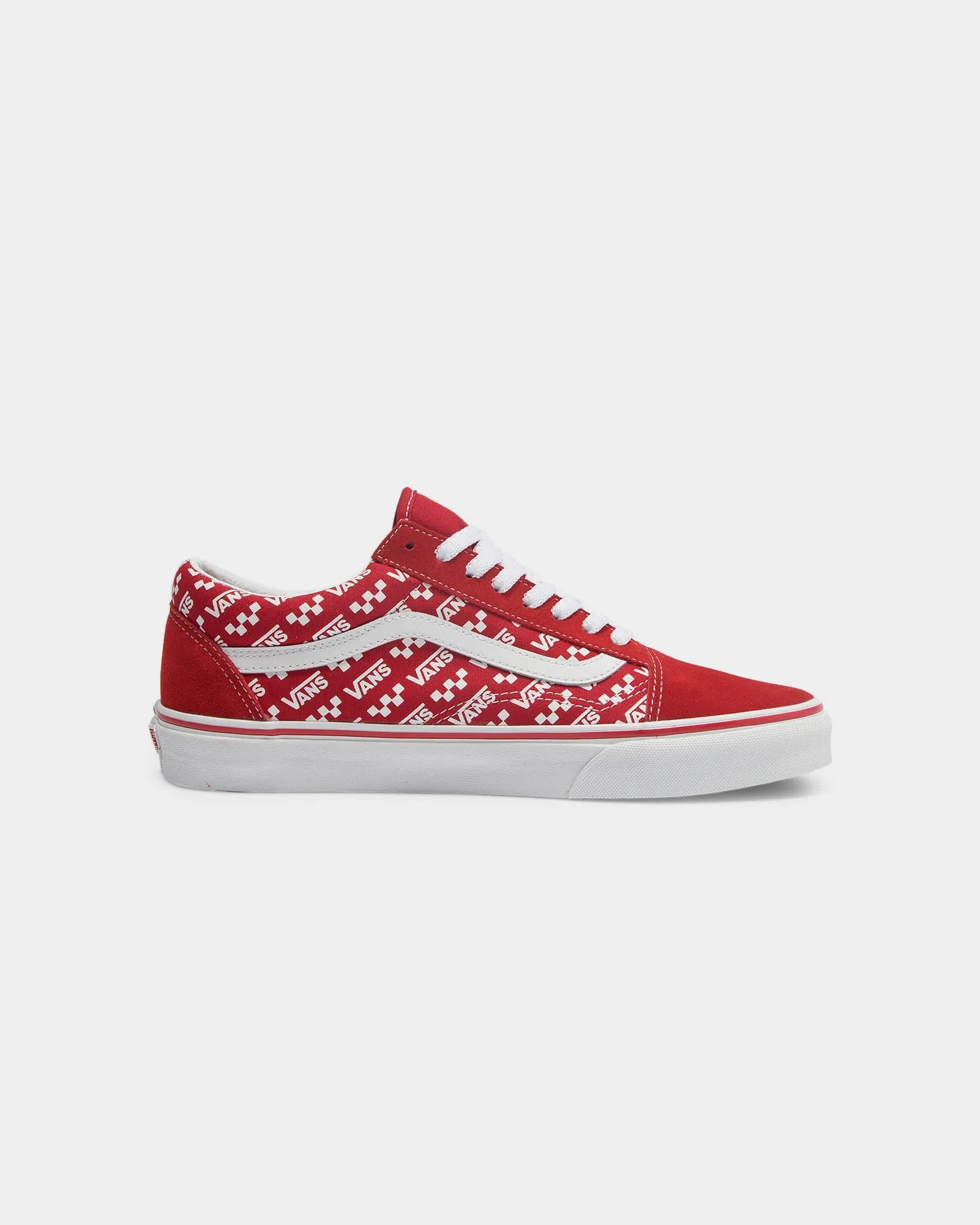 Vans Old Skool Logo Repeat Red/White