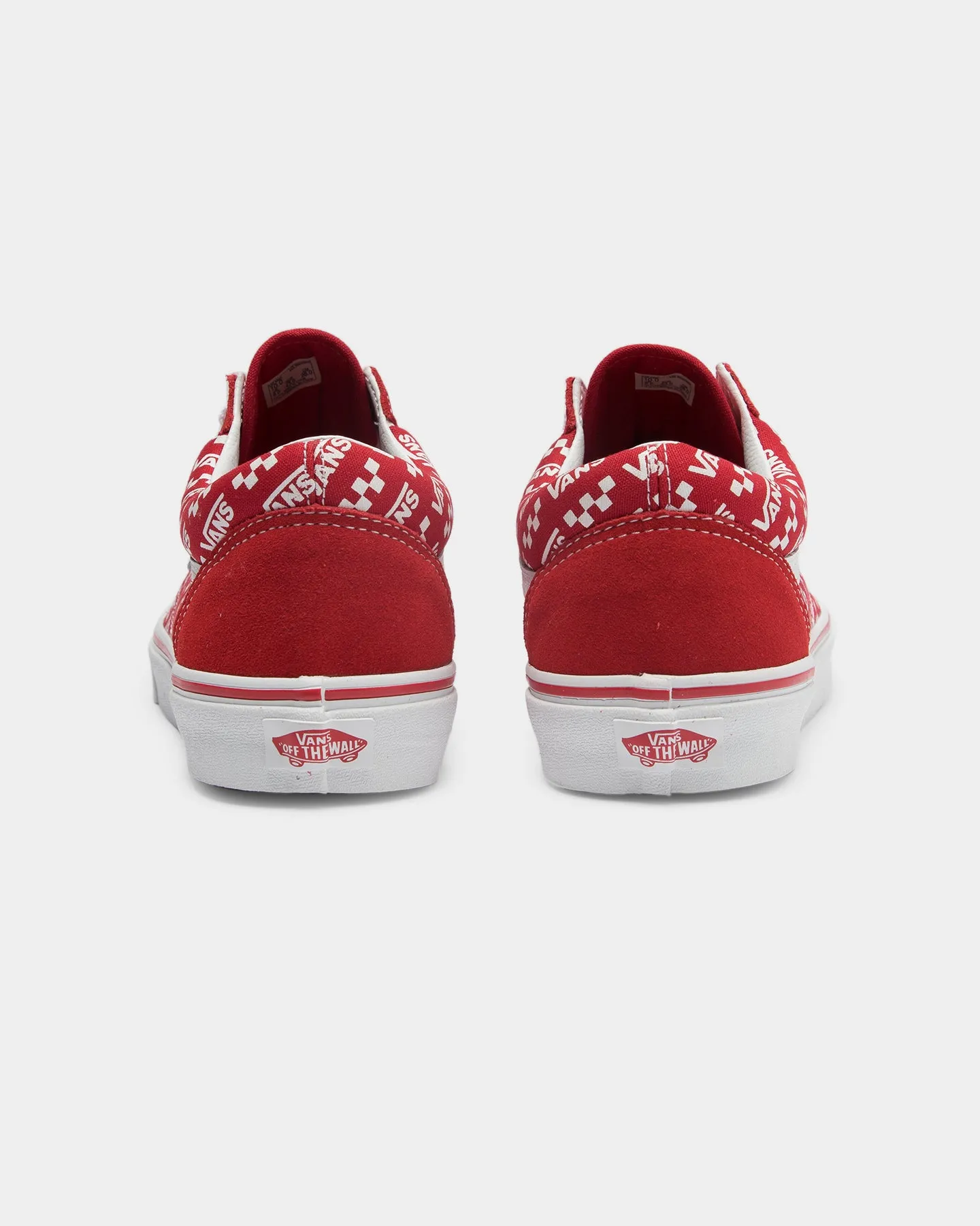 Vans Old Skool Logo Repeat Red/White