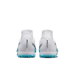 Zoom Mercurial Superfly 9 Academy TF [White/Baltic Blue]